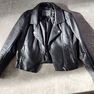 Vegan leather jacket